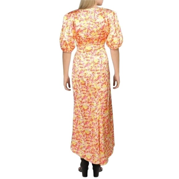 LINI Amalia Yellow Red Multi Maxi Dress Size Large New with Tags - Picture 13 of 14